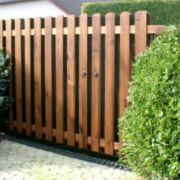 Portillon en Bois Rustique pour un Accueil Chaleureux Périgueux